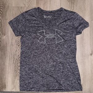 Women’s Under Armour Loose T shirt Sz S Navy